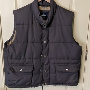 👣Old Navy Grey Puffer Vest with Pockets 2XL
